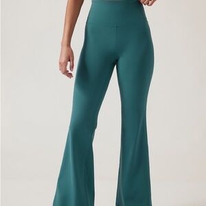 Athleta Teal Flare Pants